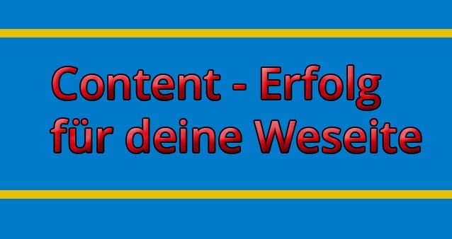 Content für SEO wichtig