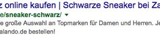 Snippet Optimierung