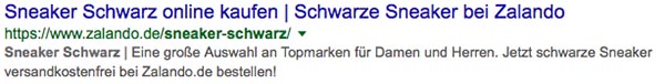 Snippet Optimierung