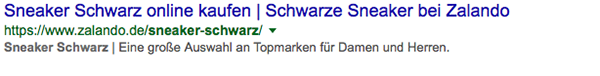 Snippet Optimierung 1 Zeile
