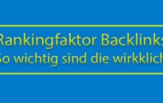 Backlinks Rankingfaktoren