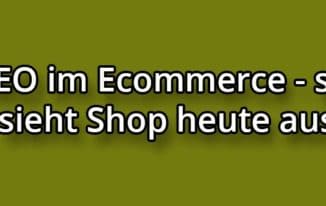 SEO im Ecommerce