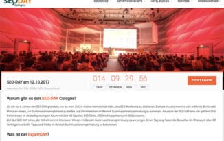 SEODAY 2017 Konferenz