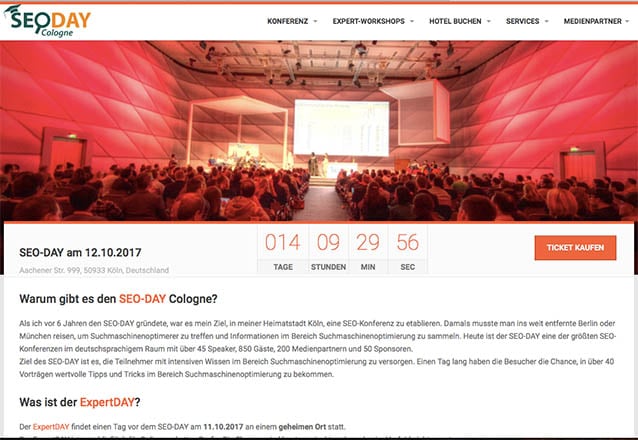 SEODAY 2017 Konferenz