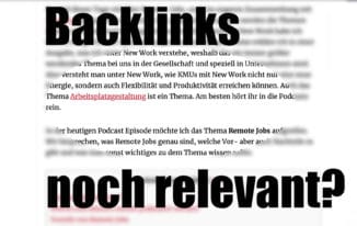 Backlinks noch relevant?