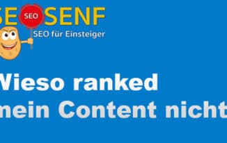 Content ranked nicht