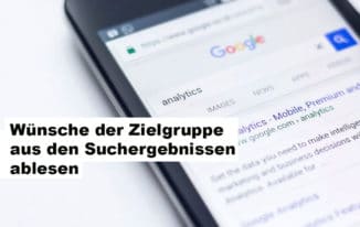 Wünsche aus den Suchergebnissen ableiten