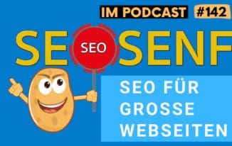 SEO Podcast - SEO für große Webseiten