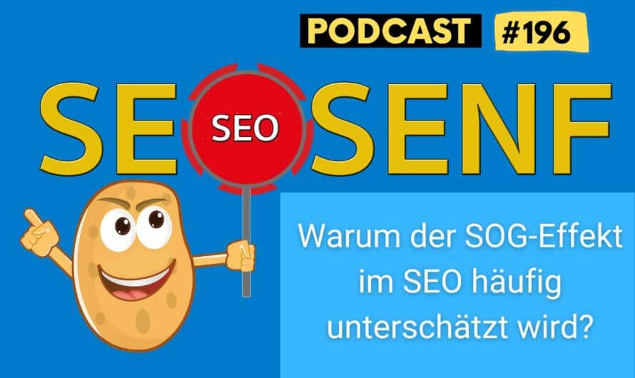 SOG-Effekt im SEO? In drei Wochen 4.000 Besucher und 5.000 Videoaufrufe für neues Thema – geht das? #196