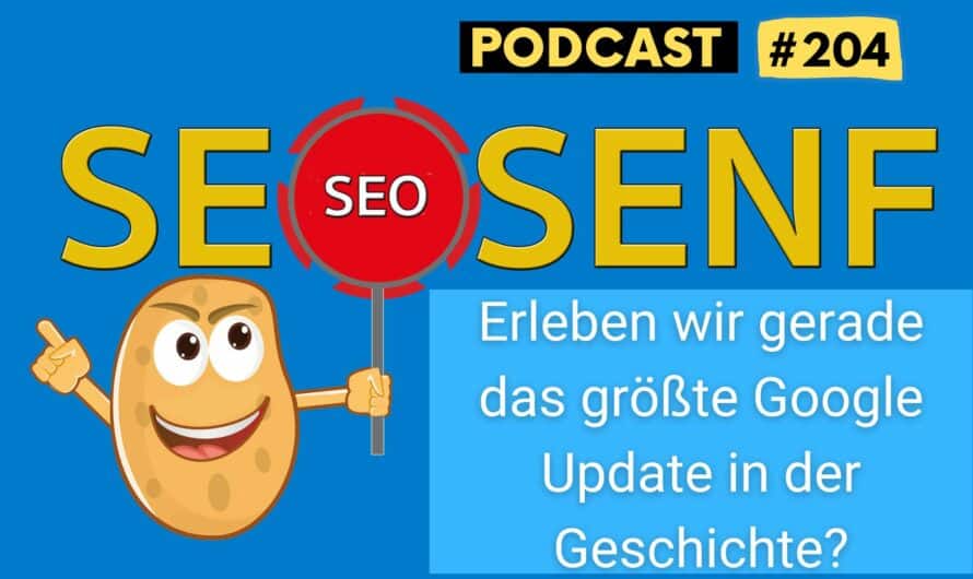 Erleben wir gerade das größte Google Update in der Geschichte? #204