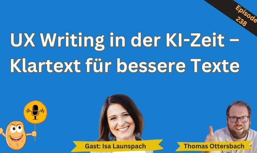 UX Writing in der KI-Zeit – Klartext für bessere Texte