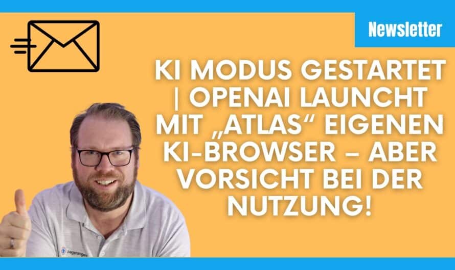 KI Modus gestartet | OpenAI launcht mit „Atlas“ eigenen KI-Browser – aber Vorsicht bei der Nutzung!